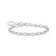 Charm-Armband klassisch Silber Länge 17 cm