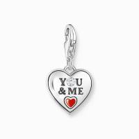 Charm-Anhänger YOU & ME Silber